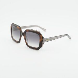 Missoni MIS 0113/S 0AB8 9O Sunglasses Havana Rectangle Frame, Grey Lenses